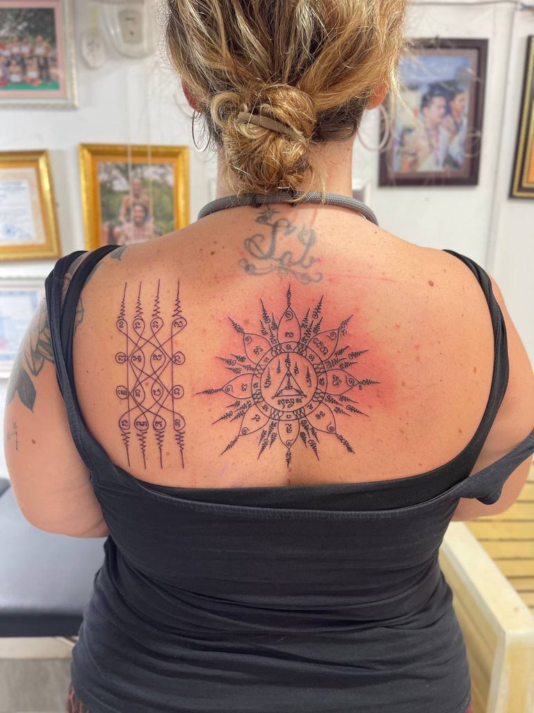 Cambodia traditional tattoos